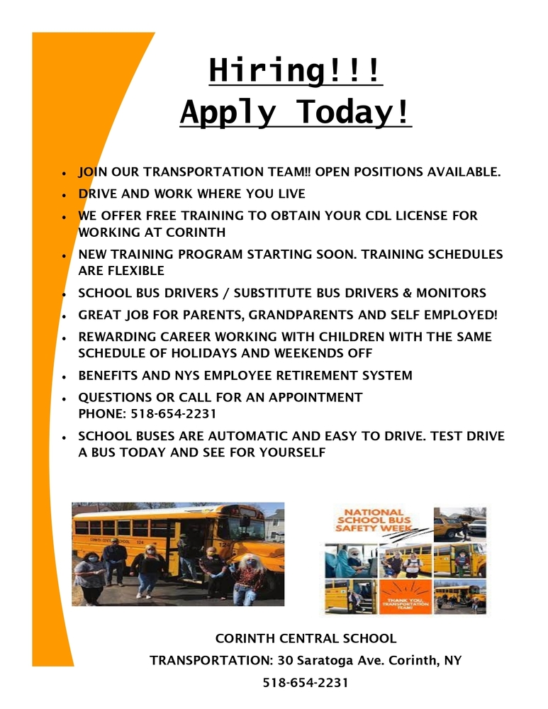 Apply today!