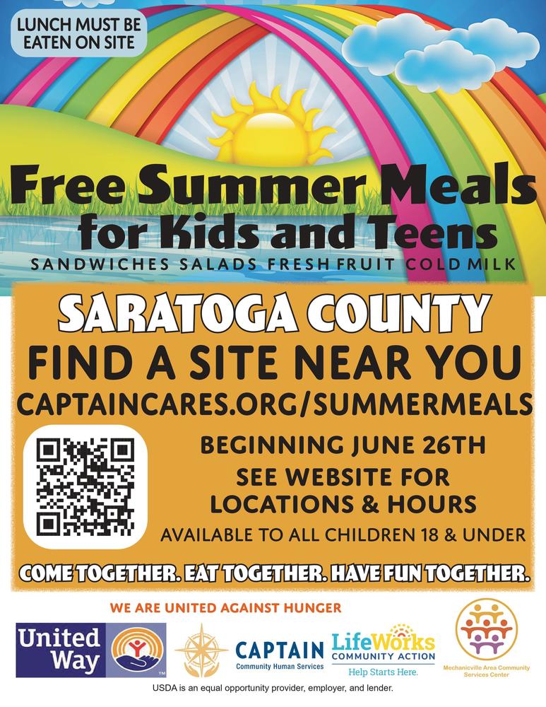 Free Summer Meals for Kids and Teens